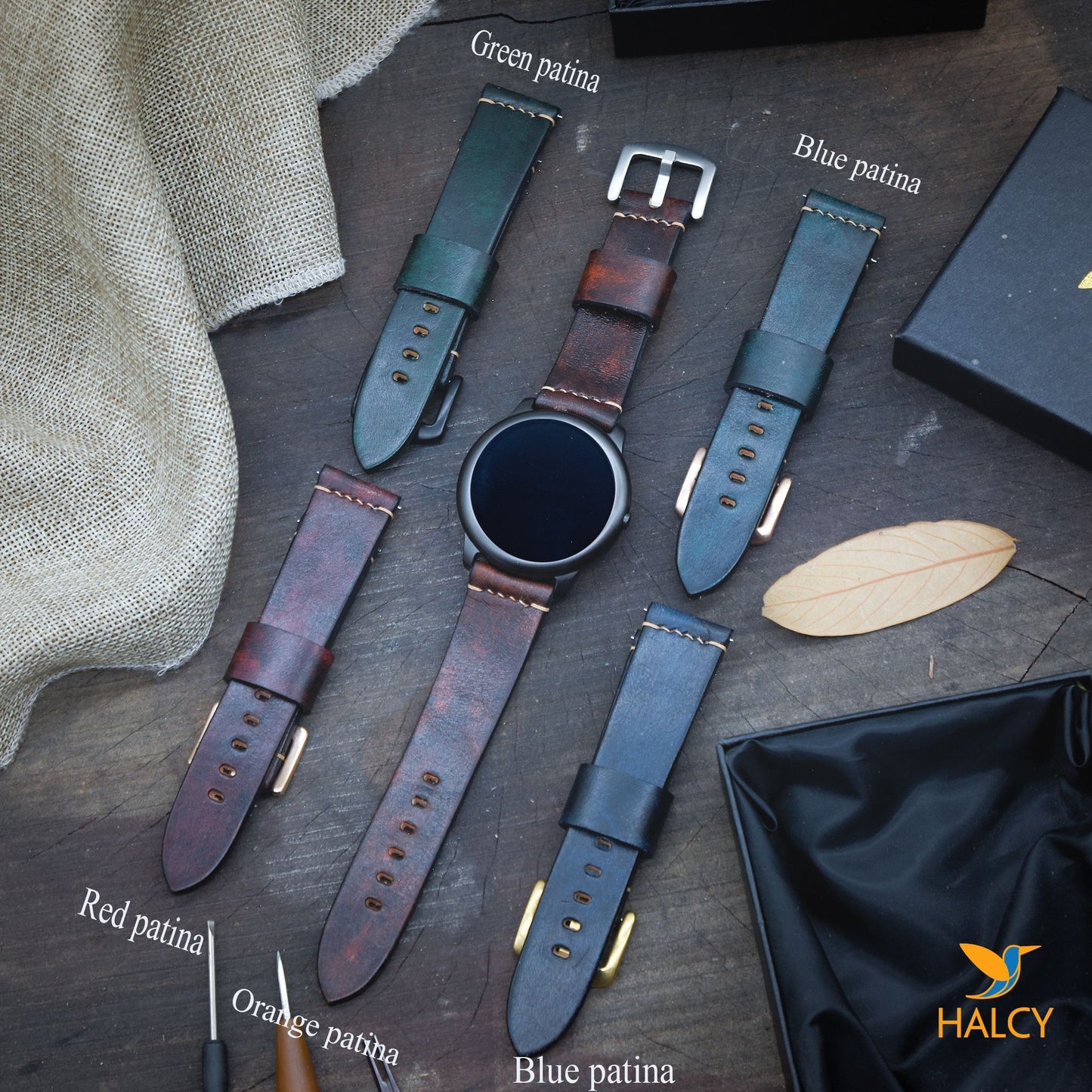 Dây đồng hồ Samsung, Garmin da Ý - Chốt tháo lắp nhanh - Lựa chọn màu khóa