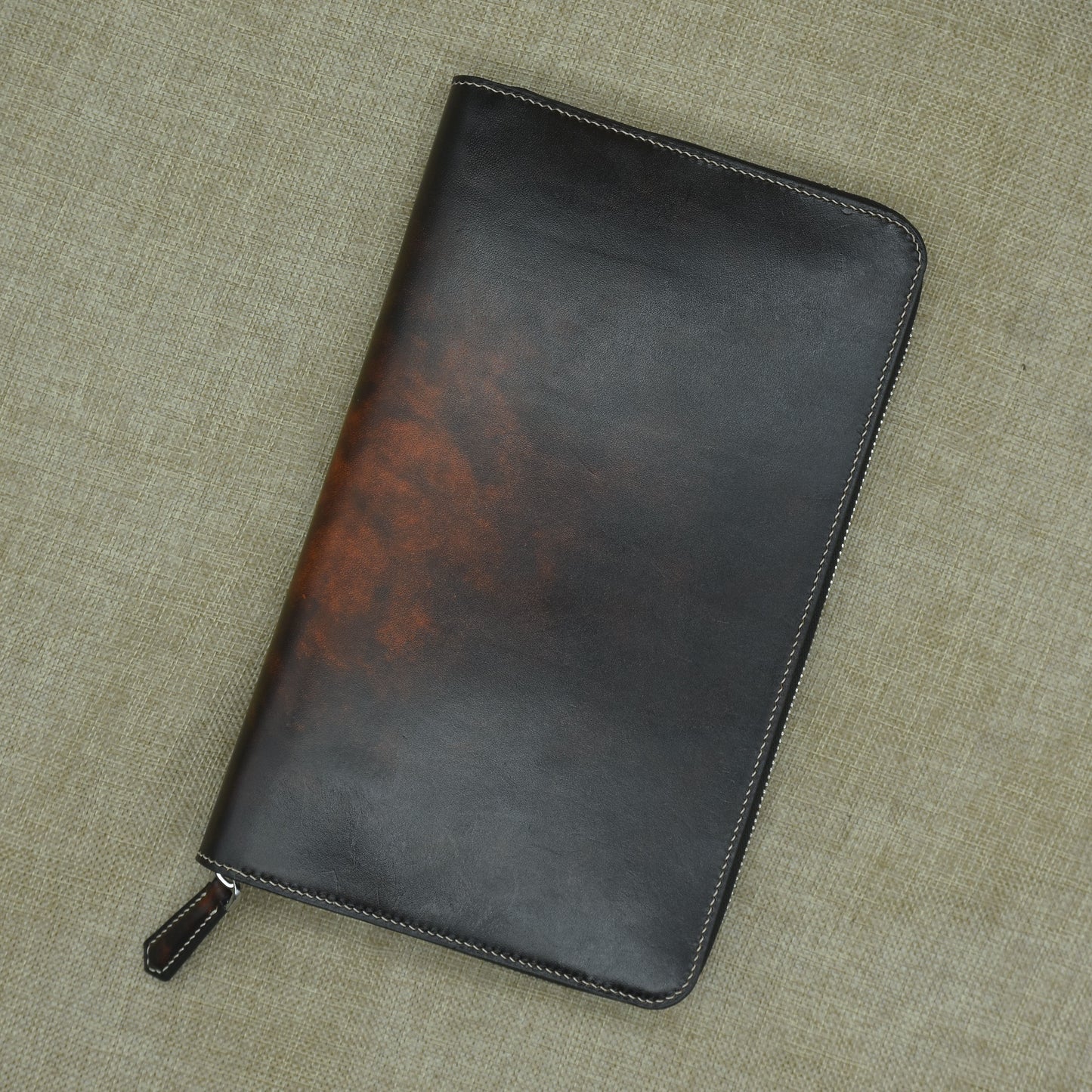VÍ ZIP NỮ HANDMADE PATINA - DA VEG