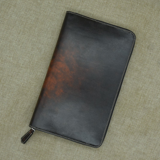 VÍ ZIP NỮ HANDMADE PATINA - DA VEG