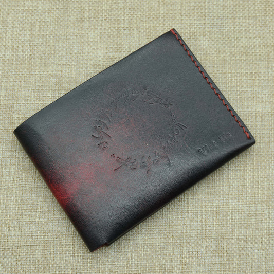 VÍ HANDMADE PATINA DẬP - DÁNG NGANG 1 - DA VEG