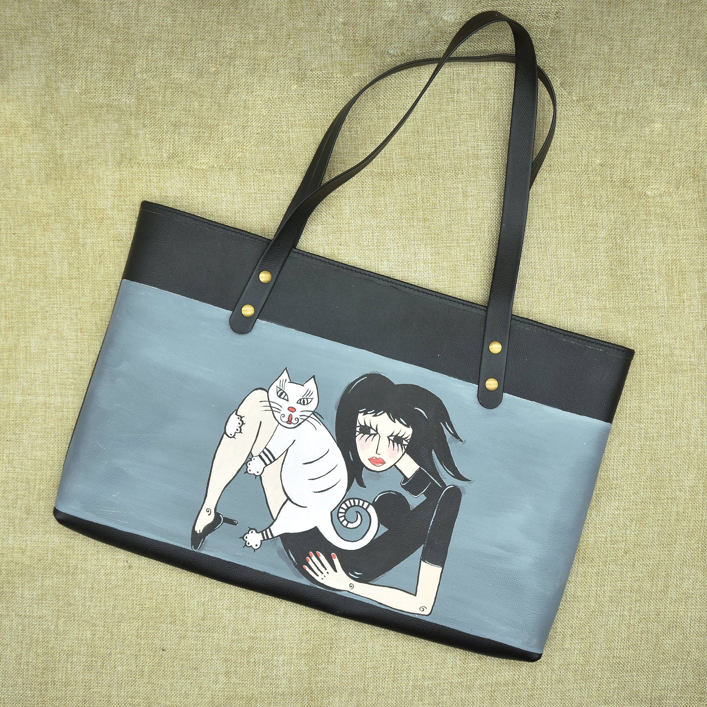Túi Tote emo girl bag