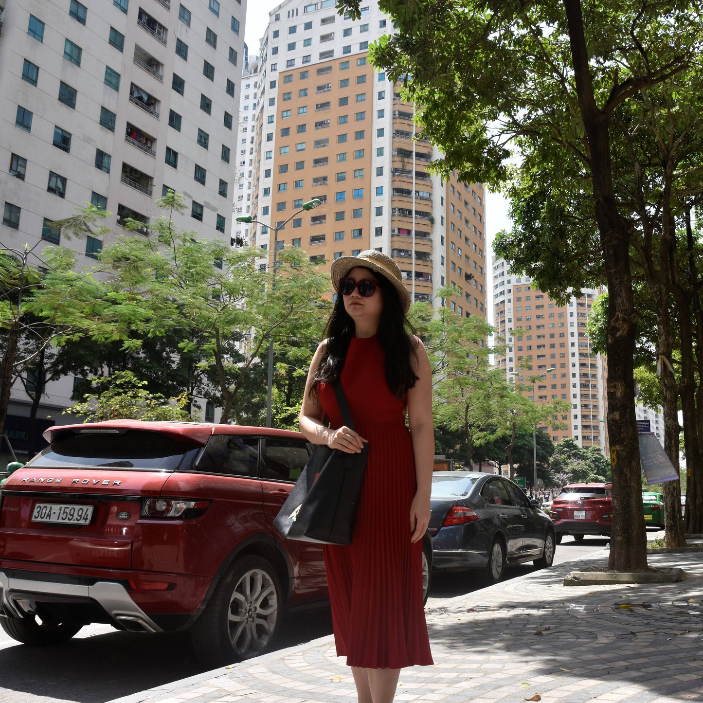 Túi Buckle Red Girl bag