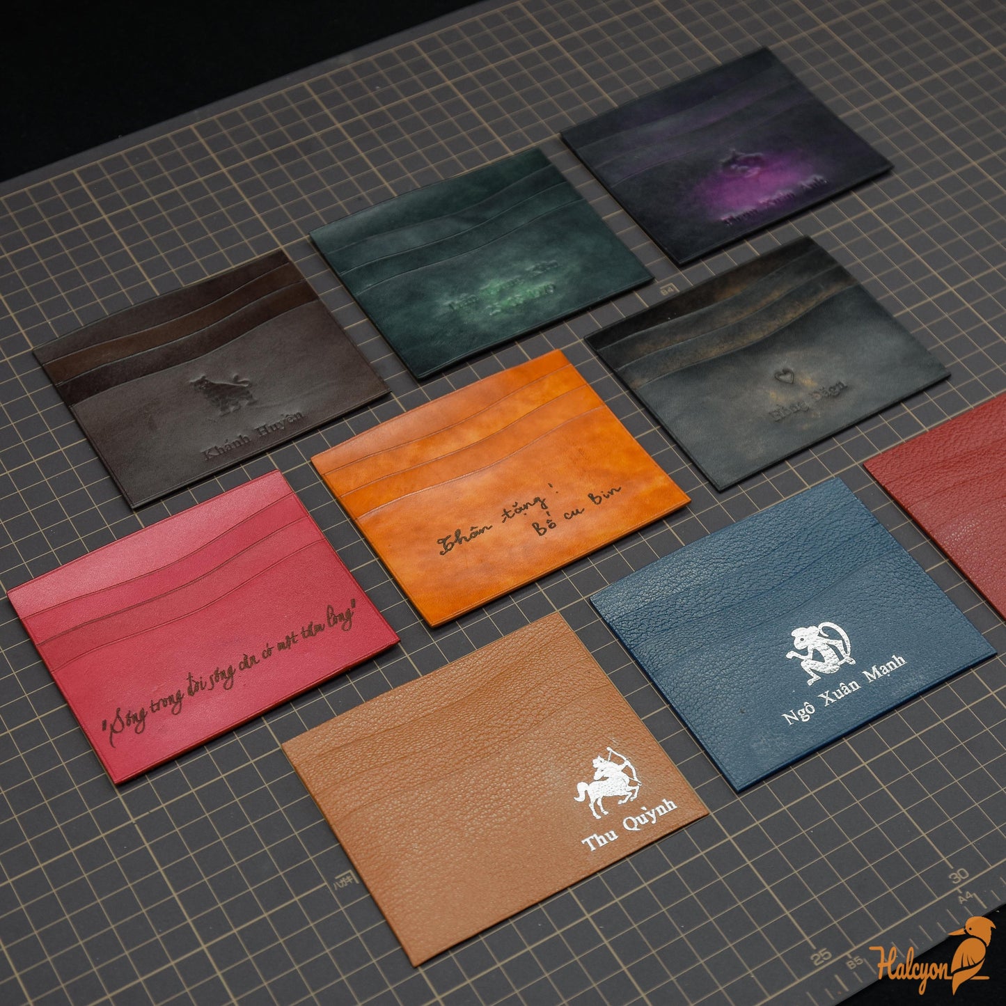 VÍ HANDMADE - DÁNG NGANG - DA KỲ ĐÀ