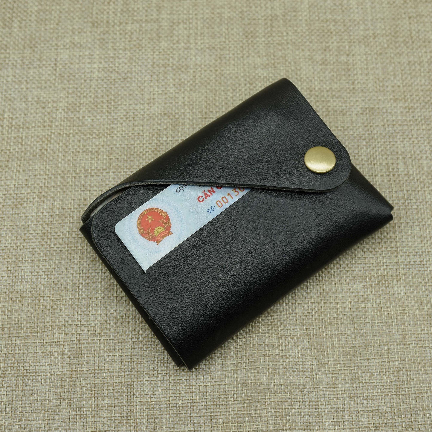 VÍ GẬP HANDMADE MINI - DA VACHETTA