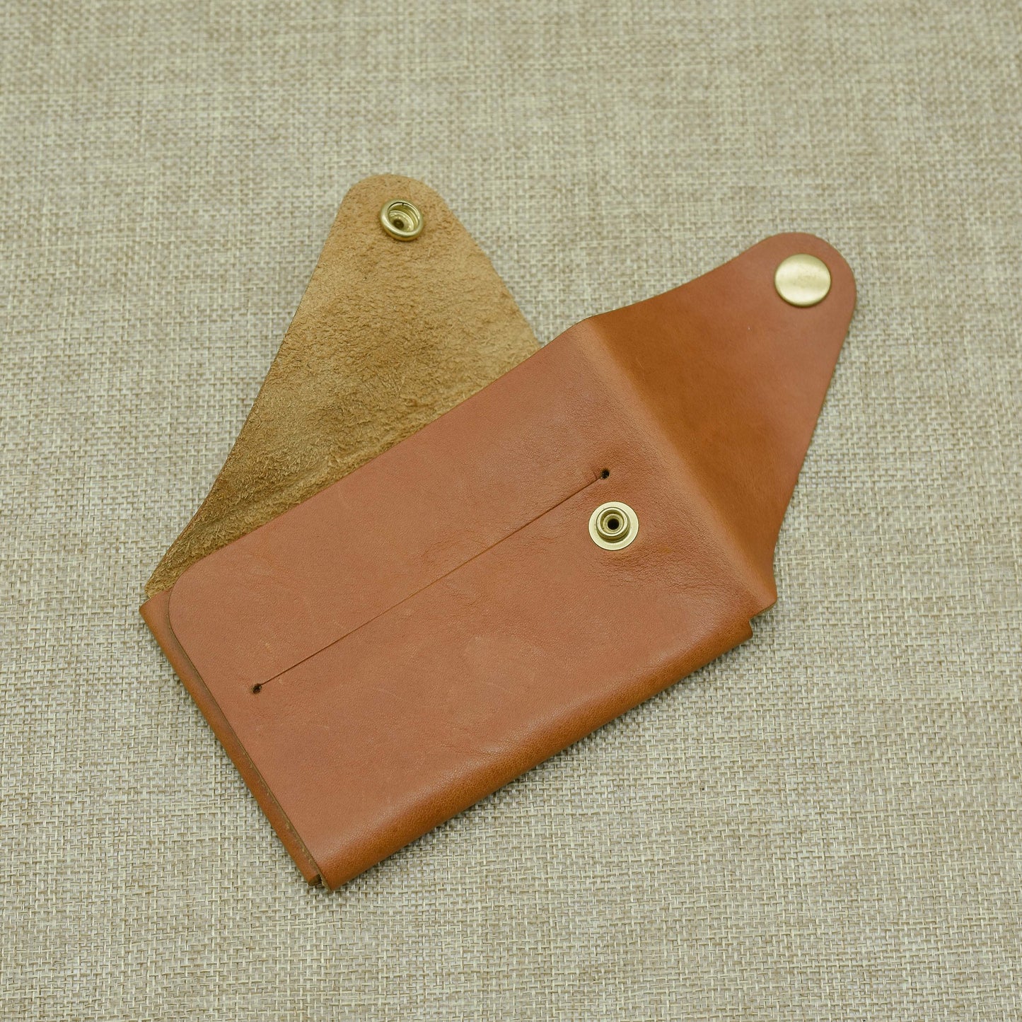 VÍ GẬP HANDMADE MINI - DA VACHETTA