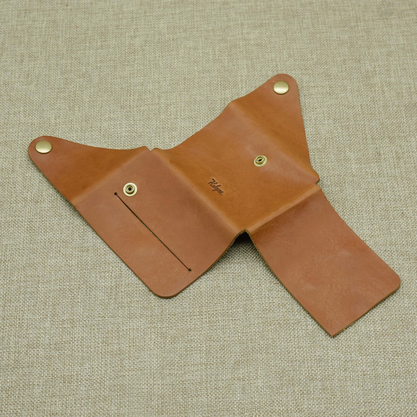 VÍ GẬP HANDMADE MINI - DA VACHETTA