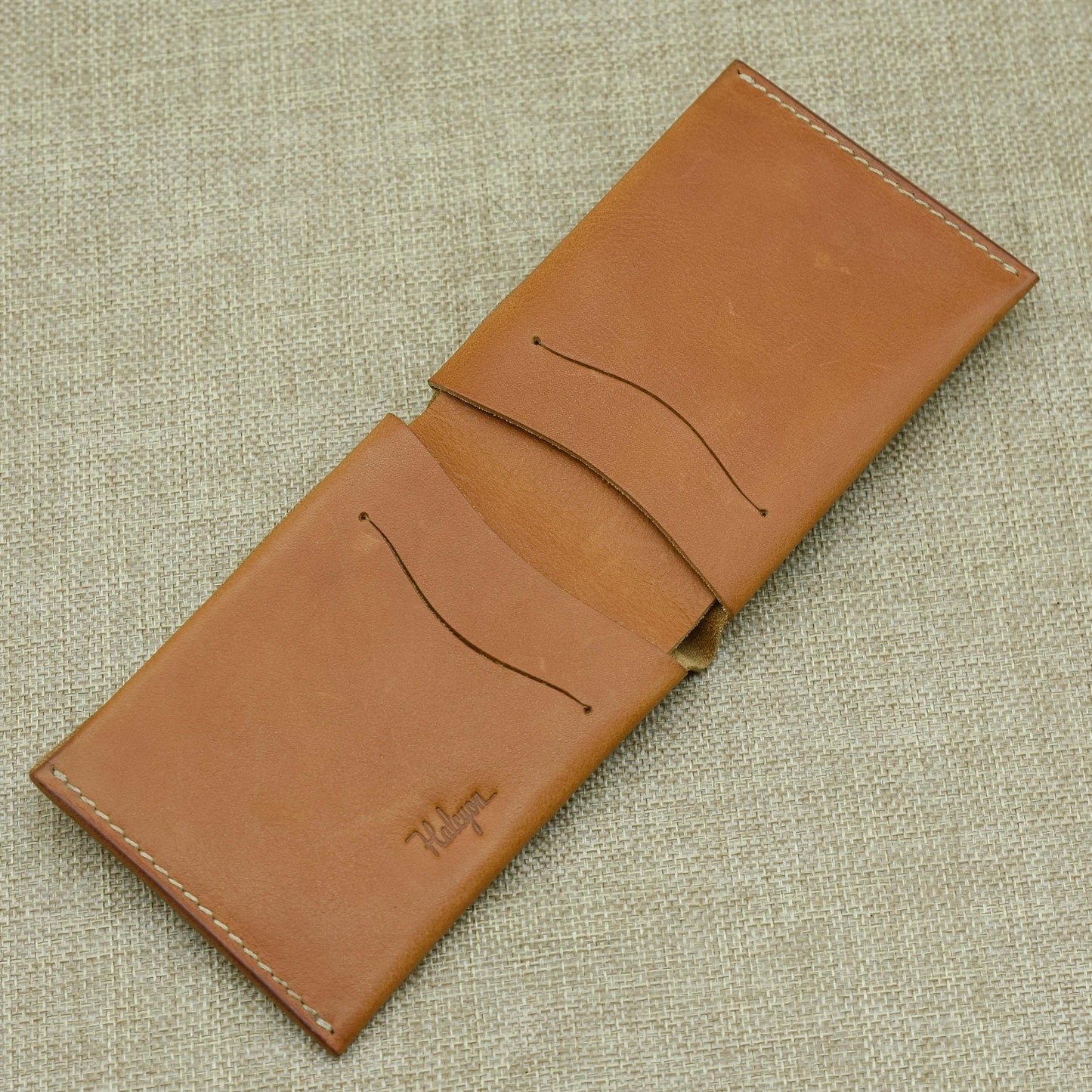 VÍ HANDMADE - DÁNG NGANG - DA VACHETTA