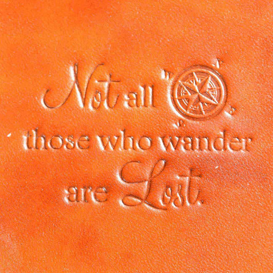 Hình dập nhiệt Not all those who Wander Are Lost/MP030 - Halcyon VN
