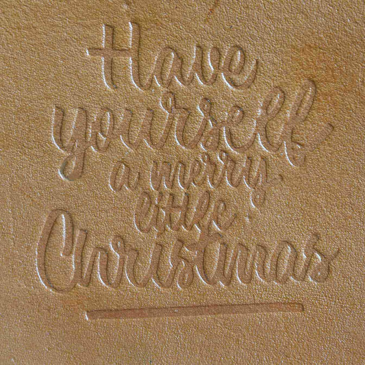 Hình dập nhiệt Have yourself a merry little Christmas/MP055 - Halcyon VN