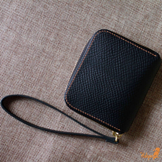 Ví Zip mini da Hatch Grain của Horween Mỹ - Halcyon VN
