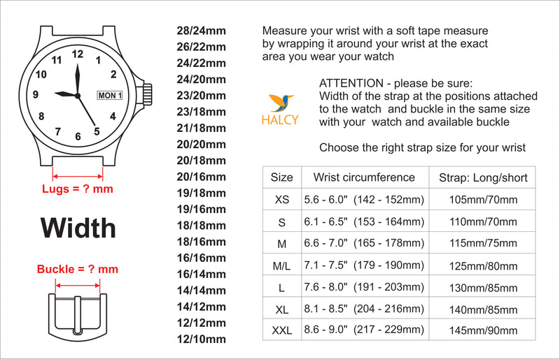 Dây đồng hồ da chân đà điểu với chốt tháo nhanh - Lựa chọn chiều rộng - 16mm, 18mm, 20mm, 22mm, 24mm, v.v.