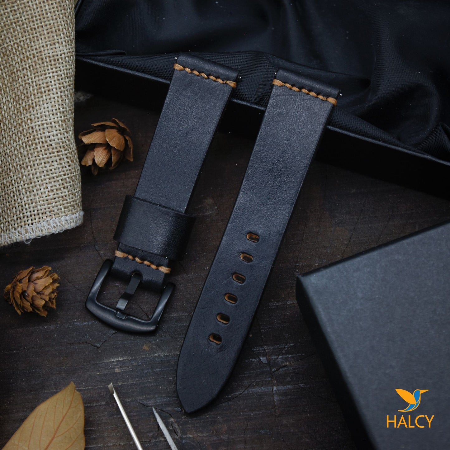 Dây đồng hồ Samsung, Garmin da  Ý - Chốt tháo lắp nhanh - Lựa chọn màu khóa
