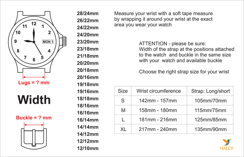 Dây đồng hồ da bê Swift của Pháp với chốt tháo nhanh - Lựa chọn chiều rộng - 16mm, 18mm, 20mm, 22mm, 24mm, v.v.