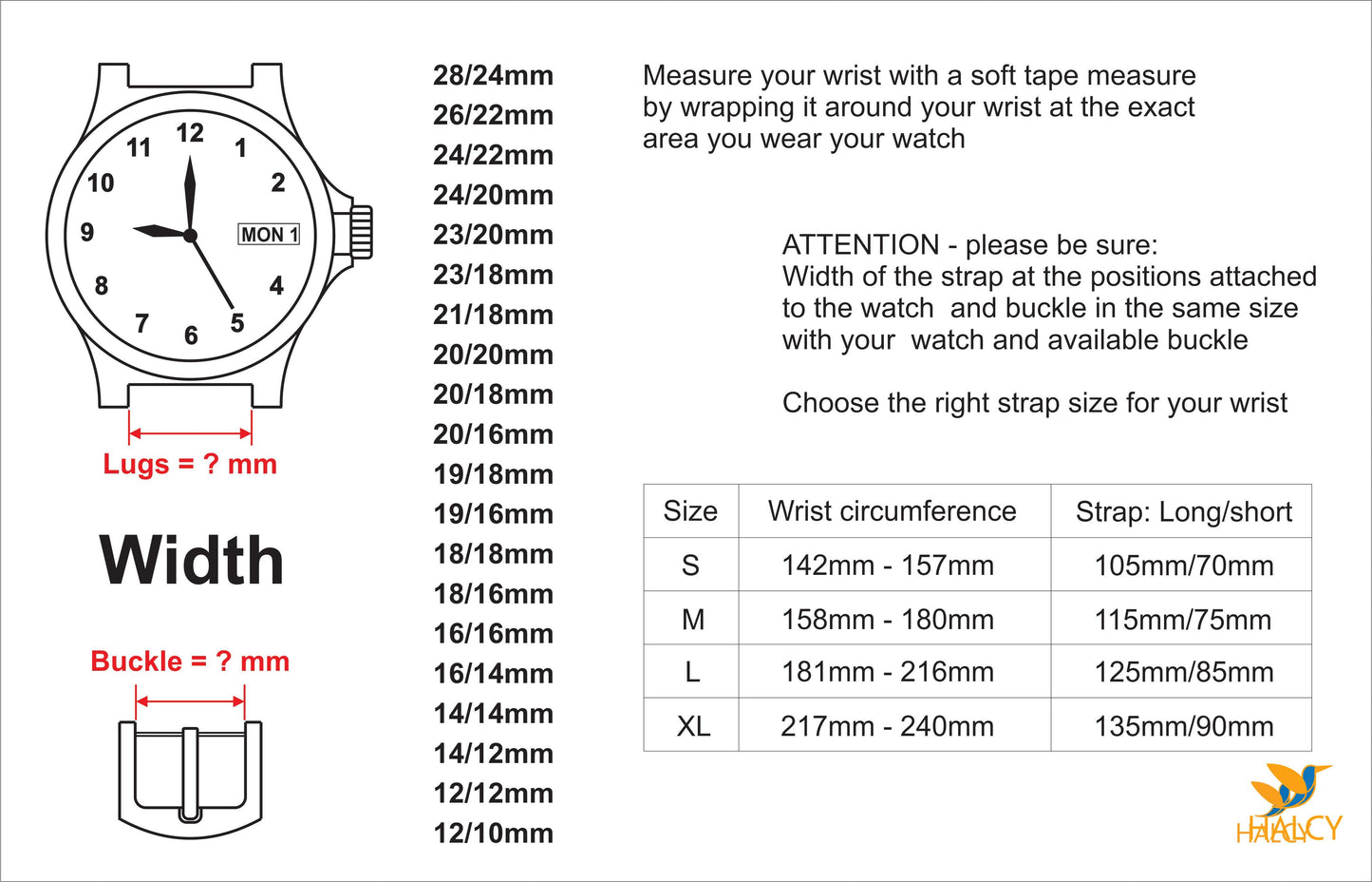 Dây đồng hồ Samsung,  Garmin da bê Swift - Chốt tháo lắp nhanh - Khóa bướm - Lựa chọn màu khóa
