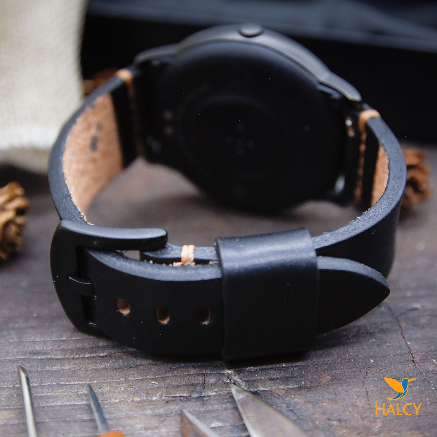 Dây đồng hồ Samsung, Garmin da  Ý - Chốt tháo lắp nhanh - Lựa chọn màu khóa