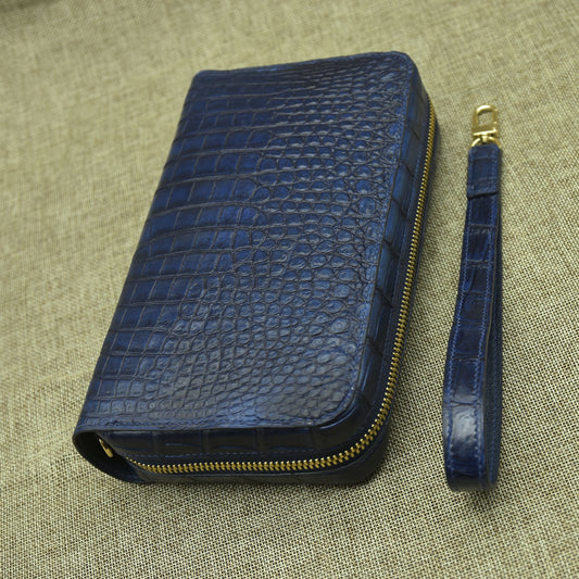 Clutch nam da cá sấu