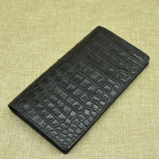 VÍ HANDMADE - DÁNG DÀI - DA CÁ SẤU
