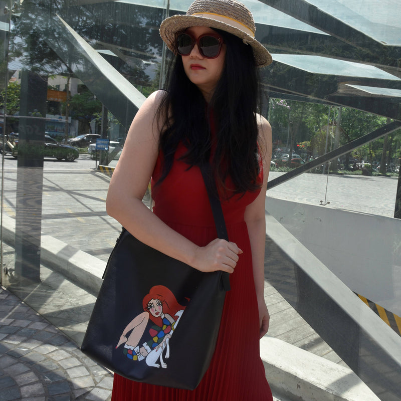 Túi Buckle Red Girl bag