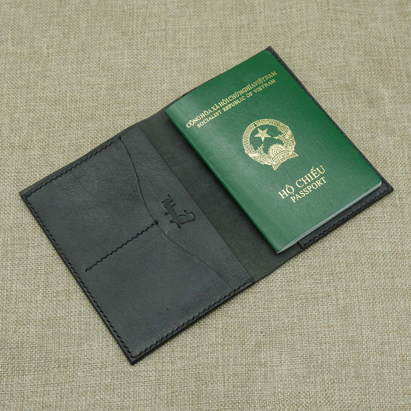 Bìa hộ chiếu da Vachetta