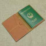 Bìa hộ chiếu da Vachetta
