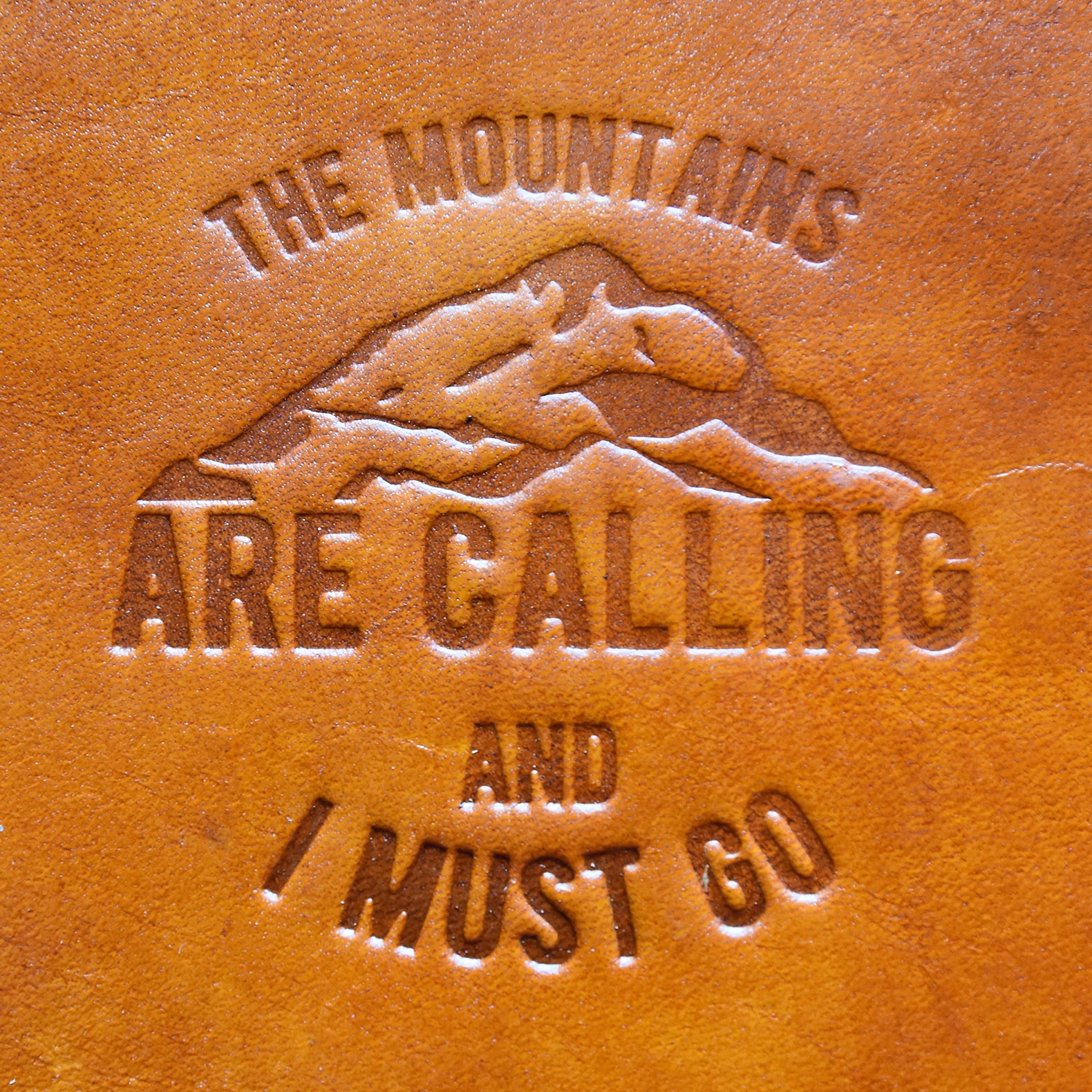 Hình dập nhiệt The Mountains Are Calling and I Must Go/MP061 - Halcyon VN