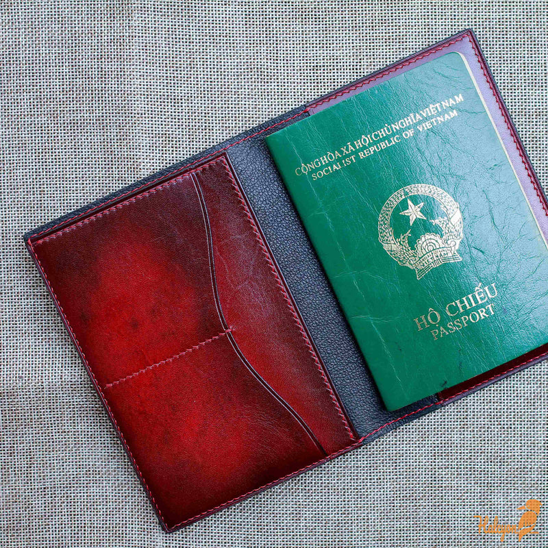 Bìa hộ chiếu da Veg - Halcyon VN